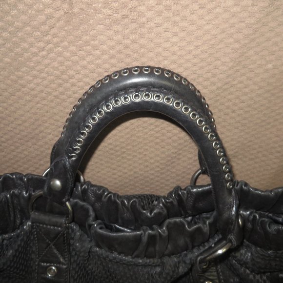 ❤️3 MIU MIU Perforated Luxurious Baby Soft Leather Speedy Bag Purse +FOB Dustbag - Picture 6 of 12